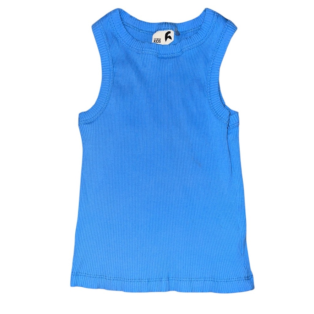 Cotton On Kids Blue Sleeveless Kids Top